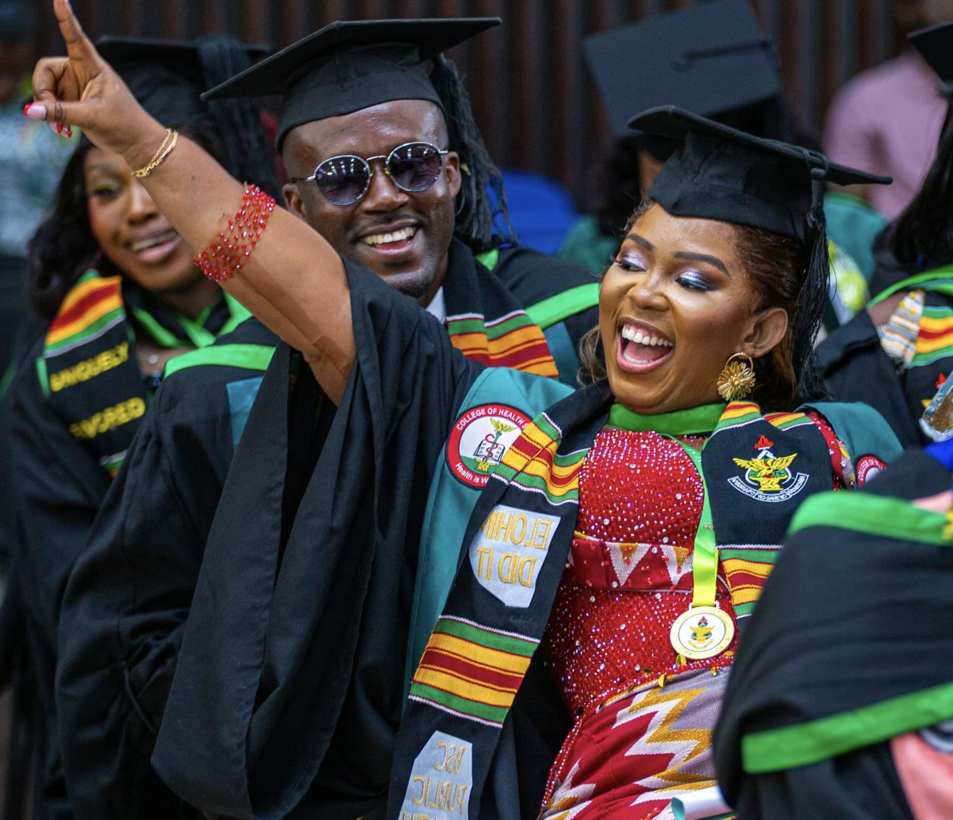 KNUST College of Health Sciences graduation sash